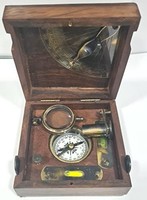Generic 航海黄铜古董 4 英寸 1858 伦敦指南针
