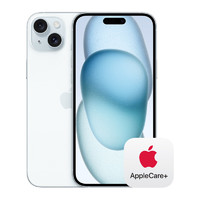 Apple【一年AC+套装版】 iPhone 15 Plus (A3096) 512GB 蓝色 支持移动联通电信5G 双卡双待手机