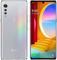 LG 乐金 Velvet 5G G900UM 128GB AT＆T GSM 解锁电话，6.8“（约17.27厘米）-无CDMA（银色）