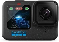 GoPro HERO12 黑色 – 防水運動相機,帶 5.3K60 超高清視頻,2700 萬像素照片,HDR,1/1.9 英寸圖像傳感器