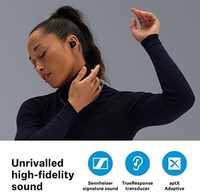 森海塞尔 Momentum True Wireless 3 耳塞 - 蓝牙入耳式耳机,适用于音乐和通话,自适应降噪