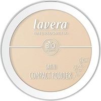 lavera 拉薇 Satin Compact Powder 中号 02 裸色 *杏仁油和*米粉 纯植物成分