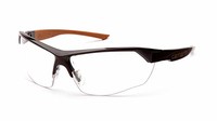carhartt -CHB1110DT Braswell 防雾*眼镜*保护,黑框,透明镜片