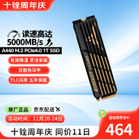 Team 十铨 黑曜女神 A440 1TB 固态硬盘 2TB M.2 PCIe SSD 黑曜女神 A440 1TB SSD