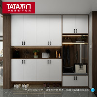 TATA木门 现代衣柜玄关柜入户柜鞋柜大容量橱柜家用定制衣柜门