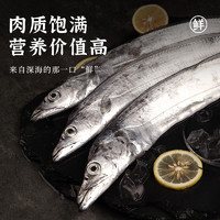 88VIP：遇上鮮 舟山帶魚海鮮水產海釣東海小眼睛刀魚釣帶冷凍海魚3斤裝非帶魚段