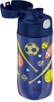 THERMOS 膳魔師 FUNTAINER 16盎司(約453.6克)塑料水壺,帶噴嘴蓋,變色運動