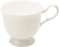 NARUMI 鸣海 茶杯碟套组 Noble White系列 白色 200cc（约200ml） 咖啡 可使用微波炉 日本制 9772-2264