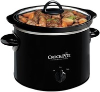 CROCK-POT 2-QT Round Manual Slow Cooker, Black