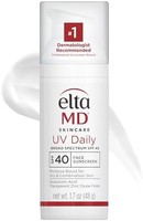 EltaMD 安妍科 紫外線日常面部防曬霜 含氧化鋅 SPF 40 有助于保濕和減少皺紋 輕盈的面部保濕防曬霜