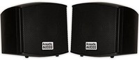 Acoustic AUDIO by Goldwood AA321B 可安装室内扬声器，400 瓦，黑色，书架一对