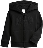 Gap 蓋璞 Baby Boys' Playtime Favorites Logo Full Zip Hoodie Hooded Sweatshirt