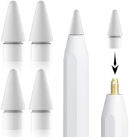 Fagent Apple 鉛筆筆尖,4 件筆尖兼容 Apple Pencil 2 Gen & 1st