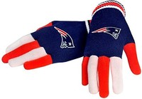 NFL Football 2014 Multi Color Team Logo Knit Gloves - Pick Team New England Patriots