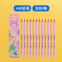 LYRA 艺雅 德国艺雅彩色铅笔 小学生用书写 绘图铅笔 HB-12支装/盒 浅粉梅 L1770204C