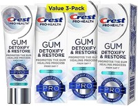 Crest 佳潔士 Pro-Health 口香糖修復牙膏，深層清潔，3.5 盎司 約99.22克，3 件裝