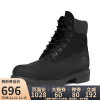 Timberland 高帮男鞋 马丁靴 10073W宽版 NUBUCK 8.5