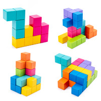 DALA 達拉 兒童邏輯思維訓練早教磁性積木桌面動腦6益智力開發3歲專注力玩具