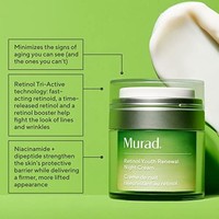 Murad 慕拉得 面霜 快速见效且对肌肤温和 1.7液体盎司(约50ml) 适合成人使用 维A酸 适合各种肤质 1件装