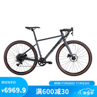 DECATHLON 迪卡侬 Gravel 520砾石公路自行车全地形超轻竞速赛车OVB4墨色L 4097994