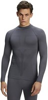 Falke 男士 保暖高领功能长袖衬衫 适合微寒保暖 运动内衣 速干透气 功能材质 1件