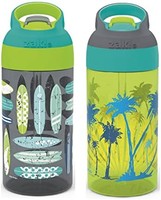 zak! designs Zak Designs 16 盎司(约 约473.12毫升)河边海滩生活儿童水瓶