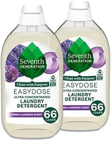 seventh generation 七世代 洗衣液,超浓缩 EasyDose,清新薰衣草