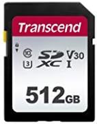 Transcend 創見 Highspeed 512GB SDXC 存儲卡 Class 10，UHS-I U3，V30