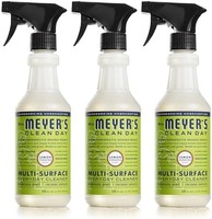 Mrs. MEYER'S CLEAN DAY 多表面清洁剂喷雾，适用于台面、地板、墙壁等16 液量盎司（473ml），3 个喷雾瓶装