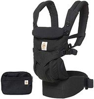 ergobaby 背帶，Omni 360全攜帶位置嬰兒背帶，純黑色