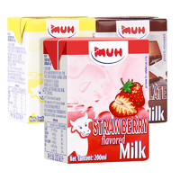 88VIP：MUH 甘蒂牧场 草莓香蕉巧克力牛奶组合装200ml*18盒低脂甜牛奶