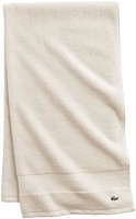 LACOSTE 拉科斯特 Heritage Supima 棉质浴巾,粉笔,30 x 54 英寸