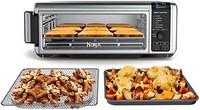 NINJA 妮佳 忍者 Foodi 8 合 1 數字、烤面包機、空氣炸鍋，帶翻轉式存儲多功能柜臺對流烤箱 (SP101)