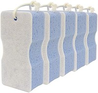 東和産業 东和产业 浴室清洁海绵 蓝色 约8.3×17×5厘米 只需用水即可清洁5件套
