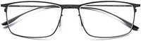 FONEX 男士金属方形眼镜 全框轻质眼镜框 8105