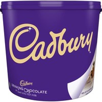 Cadbury 桶飲用巧克力，5 千克