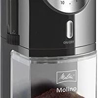 Melitta Molino CD 黑色电动咖啡研磨机，钢