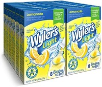 Wyler's Light Singles To Go 速溶飲料沖劑，檸檬汁味，13.08盎司（370.8克），12盒裝，共96份
