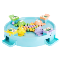 beiens 貝恩施 小青蛙吃豆玩具 兒童雙人吃豆豆親子互動益智桌面游戲3-6歲