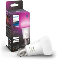 PHILIPS 飞利浦 Hue NEW白色和彩色氛围智能灯泡 75W - 1100 流明 [E27 爱迪生螺纹] 带蓝牙。