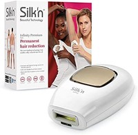 Silk'n Infinity Premium 脱毛仪，500,000 光脉冲 - IPL -eHPL 技术 2 合 1 - 永久脱毛，白色