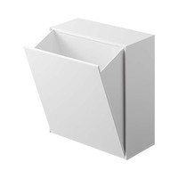 Yamazaki 山崎实业 山崎 收纳盒  垃圾盒 磁性翻盖式 白色 5431