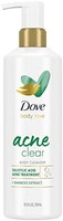 Dove 多芬 Body Love 身體清潔祛痘 適用于*皮膚沐浴露 含水楊酸和竹提取物 18 液體盎司