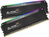 OLOy DDR5 RAM 64GB (2x32GB) 黑色发际线刀片 RGB 6000 MHz CL30 1.4V 游戏 UDIMM (MD5U3260306BRKDE)