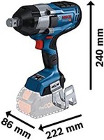 BOSCH 博世 专业 06019J8500 GDS 18V-1050 H,18 V 冲击扳手