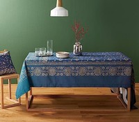 Bassetti Brenta 桌布,* 棉,斜纹织物颜色为蓝色 B1,尺寸:110x110 厘米 - 9326085