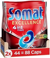 Somat Excellence 4 合 1 帽(88 个),快速溶解