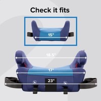 DIONO 諦歐諾 Solana 2 XL,雙鎖連接器,輕質露背*帶定位增高汽車座椅,8 歲 1 增高座椅,藍色
