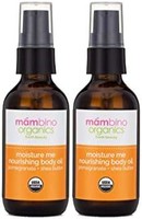 mambino organics Moisture Me 滋养身体油 – *荷荷巴油 – 乳木果油 – 保湿身体油 – 4 液体盎司(2 包)