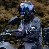 DUNHAM 杜汉 DUHAN）D-2066冬季摩托车骑行服四季机车服防摔保暖防护服赛车服黑色XL
